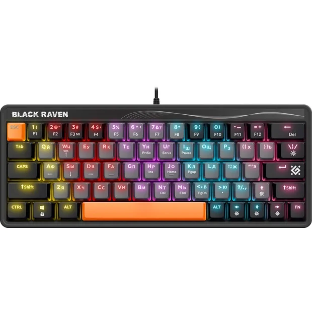 Клавиатура Defender Black Raven GK-417 (45416)